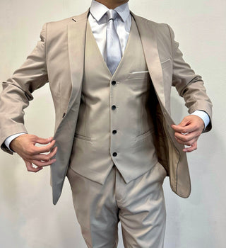 TERNO 3 PIEZAS BEIGE