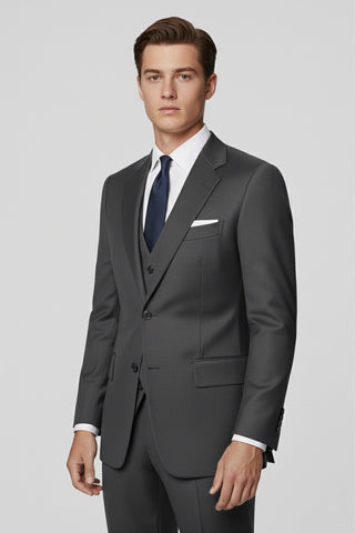 TRAJE GRIS OSCURO 3 PIEZAS
