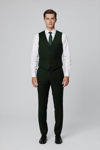 TRAJE VERDE OSCURO 3 PIEZAS